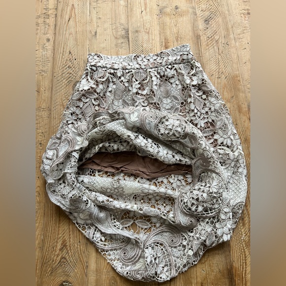 Free People Bella Lace Skirt 2 Ivory - Picture 6 of 10